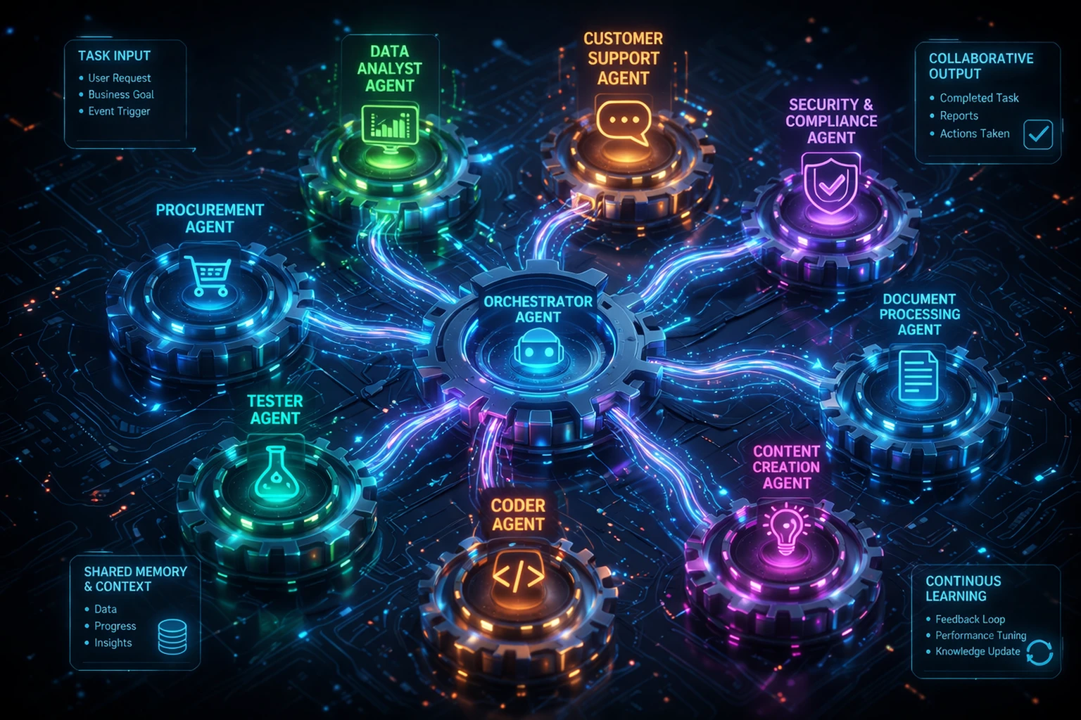 A visual comparison showing old legacy green-text code transforming into a modern 3D software dashboard.